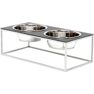 Support double pour gamelles surélevées pour animaux de compagnie – Gamelles pour chiots et chats – Fournitures d'alimentation pour animaux - Product Image 4