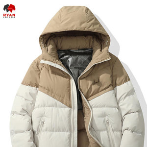 Veste matelassée sur mesure pour homme, logo personnalisé, fermeture éclair, tissu respirant et confortable - Product Image 4