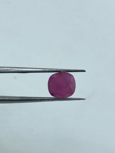 Fine Quality Natural Pinkish Purple <b>Ruby</b> Jewel Stone Loose Stone Cushion Cut Precious Stone 3.59Cts by Exporter at Best Price - Product Image 4