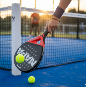 ไม้พายปาเดลคาร์บอนไฟเบอร์แบบกำหนดเองปี 2026 น้ำหนักเบา ทนทาน เป็นมิตรกับสิ่งแวดล้อม ทำจากโพลีเอสเตอร์ - Product Image 4