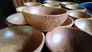 Bol en bois de coco de qualité supérieure, Vietnam, naturel, écologique, bol à salade, ustensiles de cuisine, fournisseur en gros, exportation - Product Image 6