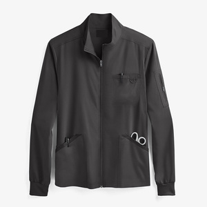 Best Selling Wholesale Hospital Uniform Medical Uniform Women Medical Scrub Jacket Zip Front Comfort Fit - Product Image 1