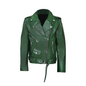 เสื้อแจ็คเก็ตบอมเบอร์ผู้หญิง หนังผสมผ้าแคนวาส คอตั้ง โลโก้ด้านหน้า กันน้ำ ระบายอากาศได้ดี ทันสมัย เหมาะกับคลับ ออกเดท สตรีทแวร์ - Product Image 1