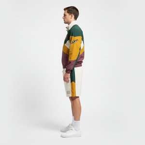 Sustainable <b>Lightweight</b> Printed Casual Summer Track Suit Breathable Nylon Zip Windbreaker <b>Jacket</b> Shorts Crinkle 2-Piece - Product Image 3