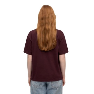 T-shirts pour femmes à bas prix, fabriqués en usine, avec logo personnalisé, taille adulte, t-shirts unis pour femmes - Product Image 5