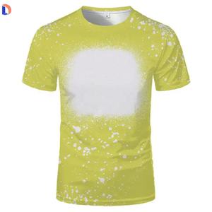 2022 automne Oem personnalisé Sublimation chemises de blanchiment haute qualité imprimé t-shirts unisexe Polyester t-shirts - Product Image 2