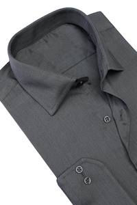 Camisas transpirables para hombre, venta al por mayor, diferentes colores, poliéster o 100% algodón, manga larga, dolor, camisas de vestir de negocios informales sólidas - Product Image 2