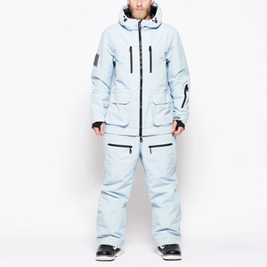 Combinaison de ski professionnelle imperméable 10 000 mm respirante en polyester/nylon, vêtements de neige, snowboard, à capuche, prix bas, haute qualité, pour l'extérieur - Product Image 2