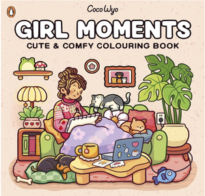 Libros de Colorear para Adultos Girl Moments de Coco Wyo-Fiction, Libro de Papel con 120 Hojas (Suministro al por Mayor) - Product Image 1