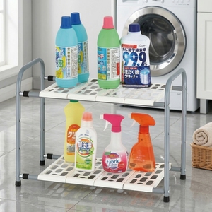 Fabricant de rangement domestique Étagère de salle de bain sous l'étagère de l'évier de cuisine Meilleure vente Ebay vente en gros Taiwan métal multifonction - Product Image 1
