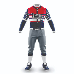 Ensemble de tenue de baseball en tissu doux au toucher, uniforme de sport avec coutures de qualité supérieure, vêtements d'équipe durables - Product Image 2