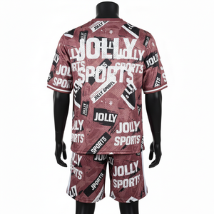 Ensemble short et maillot en mesh pour homme, tissu polyester mesh haute qualité, GSM, évacuation de l'humidité, logo sublimé, ensemble short pour homme - Product Image 2