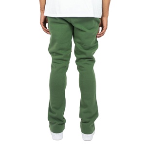 Pantalones de chándal antiarrugas/antiarrugas de calidad personalizada, pantalones de hombre, pantalones de chándal de lana de algodón, pantalones acampanados apilados para hombre - Product Image 4