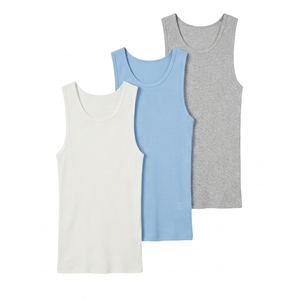 Camiseta Deportiva Personalizada para Hombre, Ligera, Transpirable, de Secado Rápido, Ajuste Atlético, Informal, para Gimnasio y Yoga, Material Spandex/Algodón, en Blanco, Azul y Gris - Product Image 1