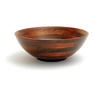 Food Grade Wooden Craft Home Dinnerware Bowl Mango Wood 10" Round Bowl for Salad Mixing and Serving Salad Wholesale Supply - Product Image 5
