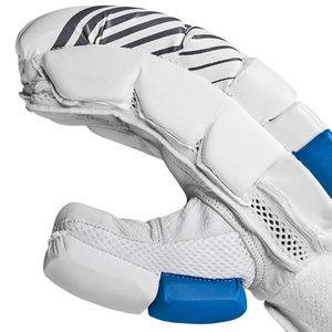 Gants de frappe de cricket en cuir Pittards professionnels personnalisés, légers, haute protection, rembourrage gris glacé, protège-mains de frappe. - Product Image 6