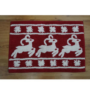 <b>Christmas</b> <b>Bath</b> <b>Mat</b> Cotton Tufted Bathmat Super Absorbent Water Washable Non-slip Rug - Product Image 4
