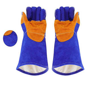 Best Hot Selling Extreme Heat Resistant Welder Working <b>Gloves</b> Top Quality Breathable Leather Welding Work Safety <b>Gloves</b> - Product Image 2