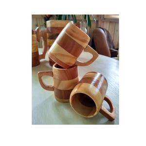 Taza de Café de Madera Estilo Retro, Ecológica, Duradera, Taza de Té de Madera Maciza, Taza Rústica para Bebidas, Regalos Personalizados, Accesorios para Bebidas - Product Image 1