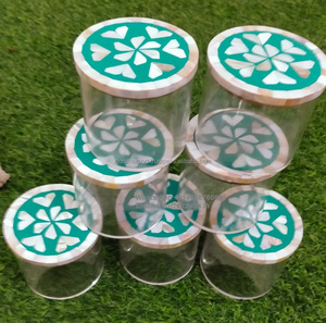 Nuevo diseño transparente de alta calidad Ramadán regalo decoración del hogar pastelería galleta postre caja de almacenamiento único madre perla contenedor - Product Image 2