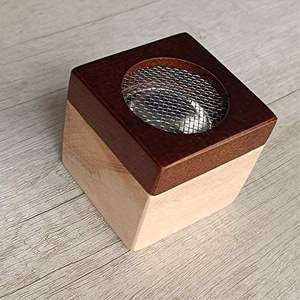 Premium APEX FASHION ART Wooden Pine Incense <b>Burner</b> Hand-Made Mesh Lid Religious Eco-Friendly 100% Natural All-Season Use - Product Image 2