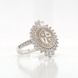 Bague d'école BOJ 083, bague universitaire et collégiale, bague de remise de diplôme pour femme, bague personnalisée de classe, bague à prix bas, vente chaude - Product Image 3