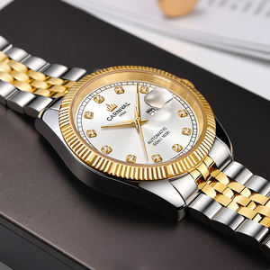 Nouvelle montre automatique pour homme, design de carnaval, bracelet en or de luxe, lumineuse, mouvement Seiko, étanche 5 bars - Product Image 2