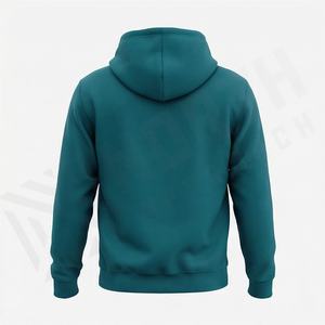 Sweat-shirts à capuche personnalisés unisexes, style streetwear, hiver 2024, coupe ample, sublimation, surdimensionnés, pour hommes, haute qualité, couleur personnalisée - Product Image 2