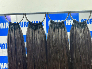 AZURA HAIR 9D เส้นผมต่อแบบเฟเธอร์ริง เวียดนาม เรมี่ แท้ 100%  แบบเครื่องจักรเย็บสองชั้น น้ำหนักเต็ม ตรงธรรมชาติ สีอ่อน - Product Image 2