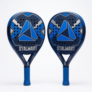 Raquette de pickleball Stalwart, forme standard, noyau en bois de peuplier, 230g, légère, durable, maille résistante, pour adultes, entraînement, divertissement, tout usage - Product Image 2
