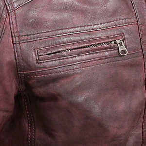 Chaqueta de cuero estilo High Street para hombre, tamaño personalizado, disponible en diferentes diseños, chaqueta de invierno de cuero genuino. - Product Image 6