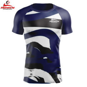 เสื้อรัดกล้ามเนื้อสำหรับต่อสู้แบบไม่ใช้ยีนส์ (NoGi) สำหรับบราซิลเลียนยิวยิตสู (BJJ) ศิลปะการต่อสู้แบบผสมผสาน (MMA) ชุดสำหรับผู้ชาย ยิวยิตสู เสื้อรัดกล้ามเนื้อแขนสั้นแบบสั่งทำพิเศษ เสื้อรัดกล้ามเนื้อสำหรับบราซิลเลียนยิวยิตสู ชุดสำหรับศิลปะการต่อสู้ - Product Image 5