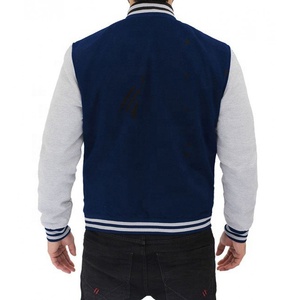 <b>Top</b> Trending Hot Selling Custom Geometric Thick Stand Collar University Student Wool Baseball Varsity Jackets Many Colors - Product Image 5
