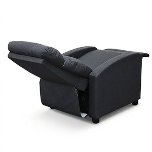 Luxury Modern Foldable Manual <b>Recliner</b> Chair Single Seater Linen Fabric with Wooden Frame for Living Room - Product Image 3