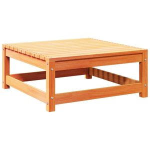 Grand ensemble de canapés modulaires de jardin en pin massif brun ciré, collection de meubles d'extérieur - Product Image 4