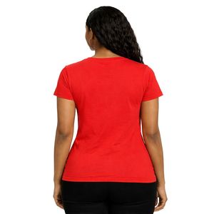 Maglietta con Paillettes Rosse Delta Sigma Theta per Donne, Vestibilità Comoda, Tessuto Premium, Abbigliamento Casual per Confraternite Greche - Product Image 2