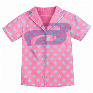 Ensemble de pyjama en satin à pois Jack And Jill Of America Sorority, tunique respirante pour la saison d'automne, pour les membres de la sororité féminine - Product Image 2