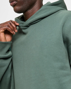 Sweat à capuche zippé personnalisé en molleton uni beige pour homme, broderie et impression, tissu 100 % coton de haute qualité, vente en gros 2025 - Product Image 6