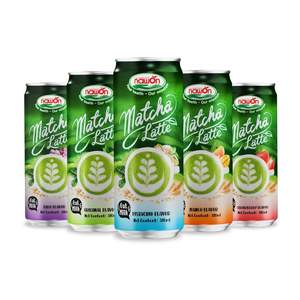 Nouveau produit : Latte au matcha végétalien au lait d'avoine saveur fraise 320 ml – Boissons au thé matcha en conserve certifiées HALAL – Marque privée OEM ODM - Product Image 6