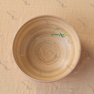 Customizable and Disposable Eco-Friendly <b>Bamboo</b> <b>Bowls</b> From Vietnam Handcrafted Design for Classic Parties - Product Image 2