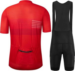 Ensemble Maillot et Cuissard de Cyclisme pour Homme, Vente Chaude, Été, Vélo de Route, Sublimé, avec Poches et Cuissard Rembourré - Product Image 2