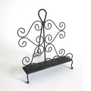 Support de livre de recettes en métal exclusif, couleur noire, pour la maison, la cuisine, les hôtels, les restaurants, support de menu - Product Image 6