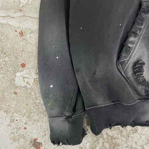 Sweat-shirts déchirés pour hommes, pour adultes, en coton mélangé léger - Product Image 3