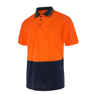 Camiseta Polo de Manga Corta de Alta Visibilidad Reflectante para Seguridad - Product Image 5