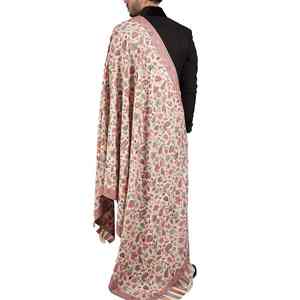 Elegante Chal de Lana Pashmina Bordado, Lujoso, Suave, Cálido, Transpirable, Tradicional, Hecho a Mano, Sólido, para Hombre, para el Invierno - Product Image 5