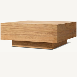 Modern Style <b>Dining</b>/Living Room Square Solid Teak Wood <b>Table</b> High Quality Durable Eco-Friendly Living Furniture - Product Image 1