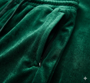 Custom <b>Velour</b> <b>Tracksuit</b> Solid Midweight Breathable Eco-friendly High Quality Casual Wear Regular Fit Oem Service Wholesale - Product Image 5