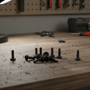 Sujetadores Autoperforantes de Acero al Carbono de Grado Industrial - Acabado Negro - Product Image 1