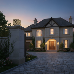 Lampe décorative florale LED pour poteau de portail Vietnam CM Decor Extérieur Villa Jardin Noir E27 IP65 Support Colonne en Acier AC 220V (±10%) - Product Image 6