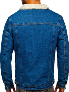 Vestes en jean pour hommes en gros, couleur unie personnalisée, col montant, respirantes, imperméables, fabriquées au Pakistan - Product Image 2